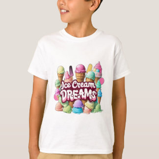 T-shirt-design av "Ice Cream Dreams"-för barn T Shirt