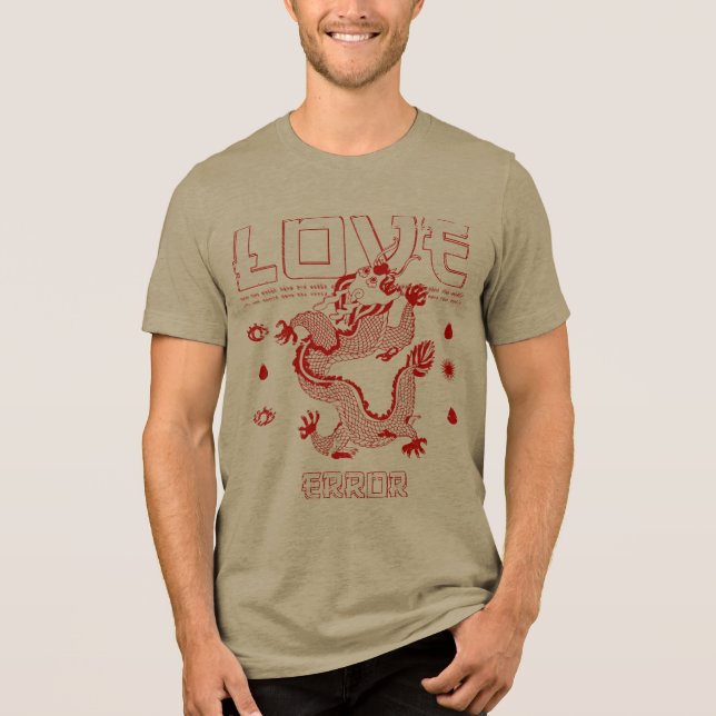 T-shirt design av kärlek (Framsida)