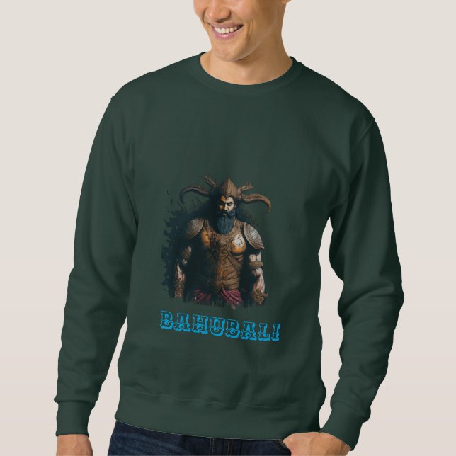 T-shirt-design bahubali lång ärmad tröja (Framsida)