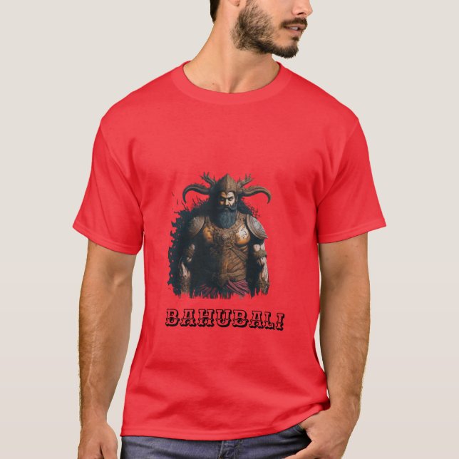 T-shirt-design bahubali t shirt (Framsida)
