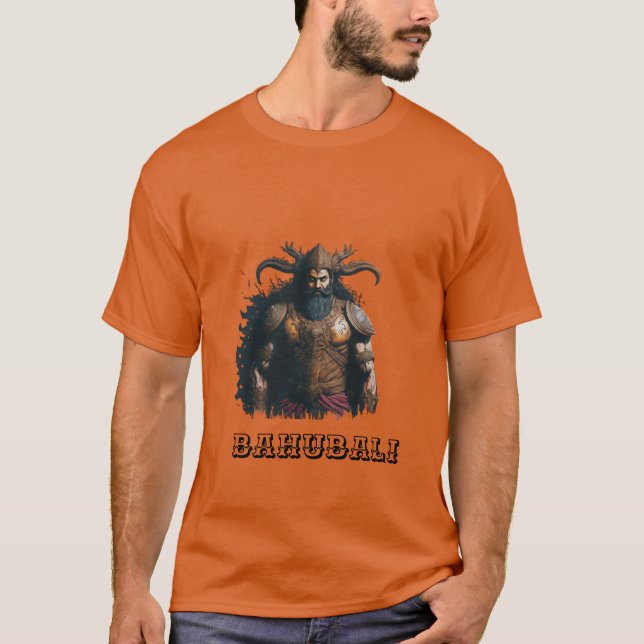 T-shirt-design bahubali t shirt (Framsida)