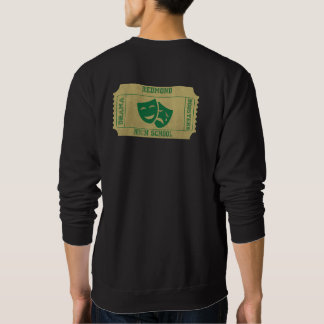 T-shirt-design (baksida) - Booster Crewneck Lång Ärmad Tröja