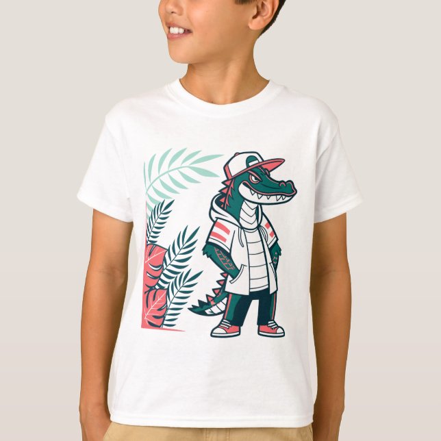 T-shirt-design för alligator t shirt (Framsida)