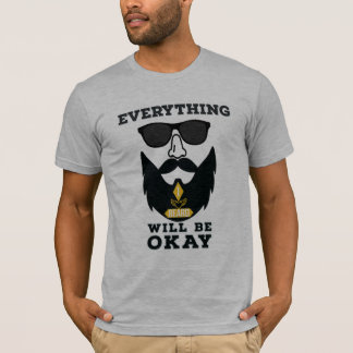 T-shirt-design för allt kommer att ordna sig t shirt