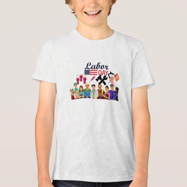 T-shirt-design för arbetsdagen t shirt (Framsida)