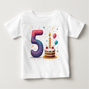 T-shirt-design för en femåring t shirt