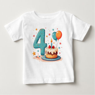T-shirt-design för en fyraåring t shirt