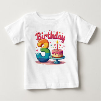 T-shirt-design för en treåring t shirt