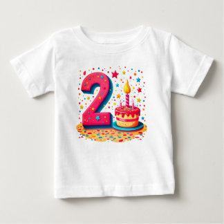 T-shirt-design för en tvååring t shirt
