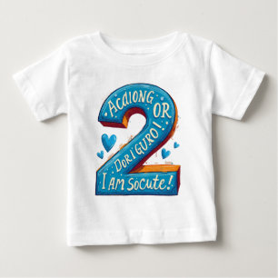 T-shirt-design för en tvååring t shirt