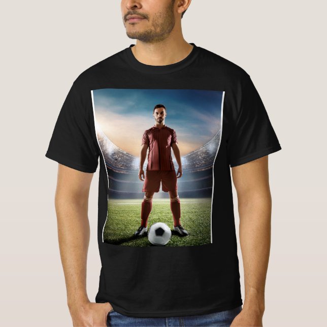 T-shirt design för fotbollsälskare (Framsida)