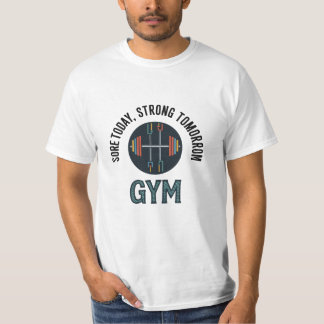 T-shirt-design för gym t shirt