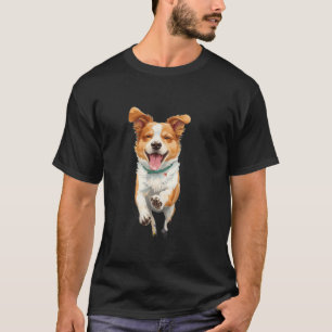 T-shirt-design för hundälskare Söt grafisk tee f