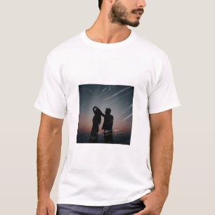 T-Shirt Design för Matchande Kärlek hos Par