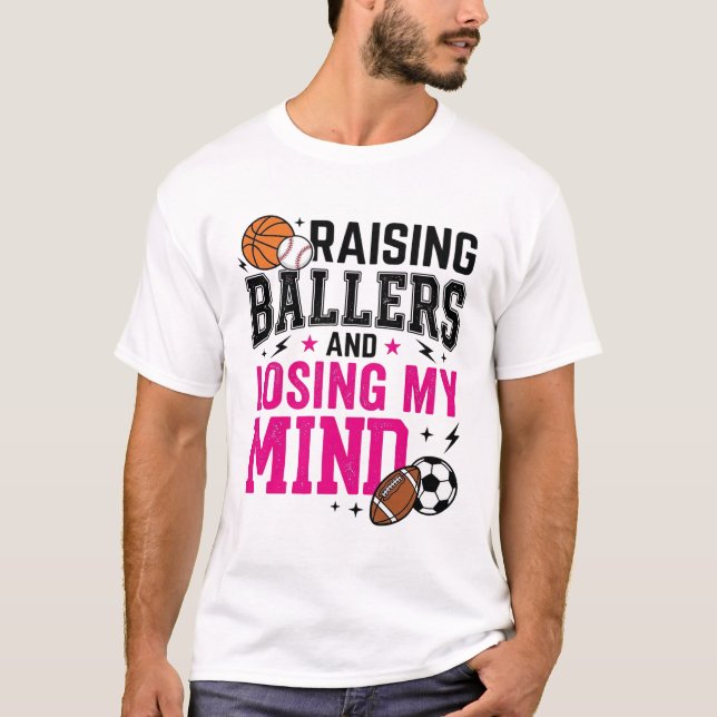T-shirt design för sportmamma som föder upp idrott (Framsida)