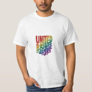 T-shirt-design för "United Pride Bright Future" T Shirt