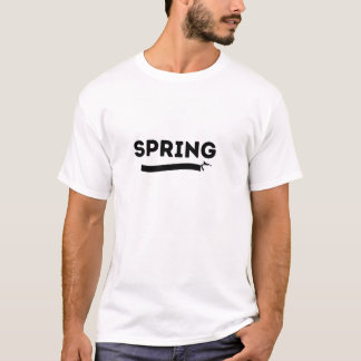 T-shirt design för våren