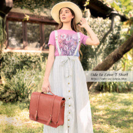 T-shirt - design från Ode till Kärlek av Poet Adie