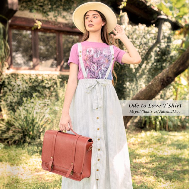 T-shirt - design från Ode till Kärlek av Poet Adie (Skapare uppladdad)