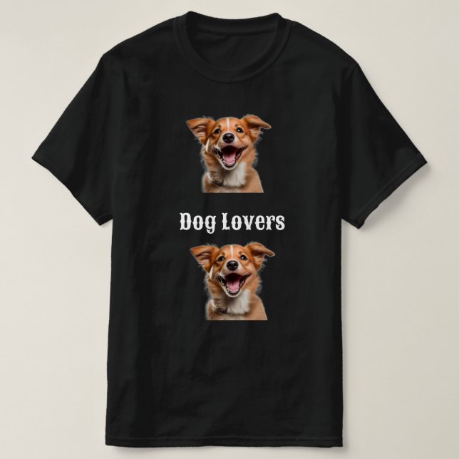 T-Shirt Design-Hundälskare. (Design framsida)