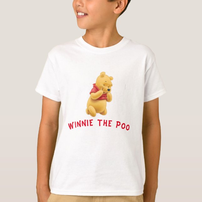 T-shirt-design i Winnie poo T Shirt (Framsida)