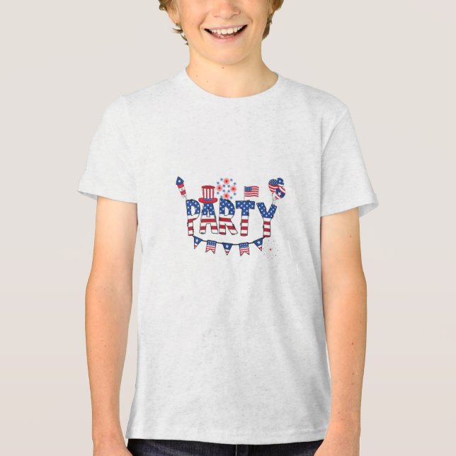 T-shirt design med festbild (Framsida)