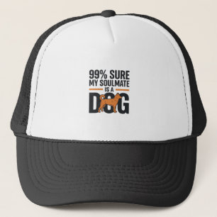 T-Shirt Design med Rolig Gammal Gravyr Hund Själsk Keps