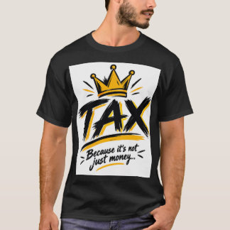 T-shirt-design med skatt t shirt