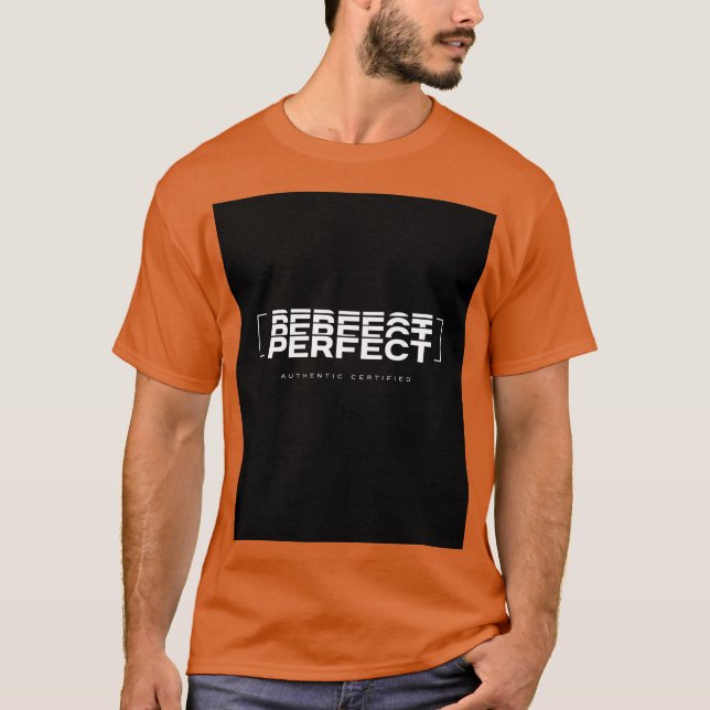 T-shirt design mr perfekt (Framsida)