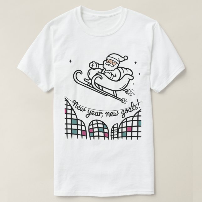 T-Shirt Design: New Year Holidays 2026 (Design framsida)