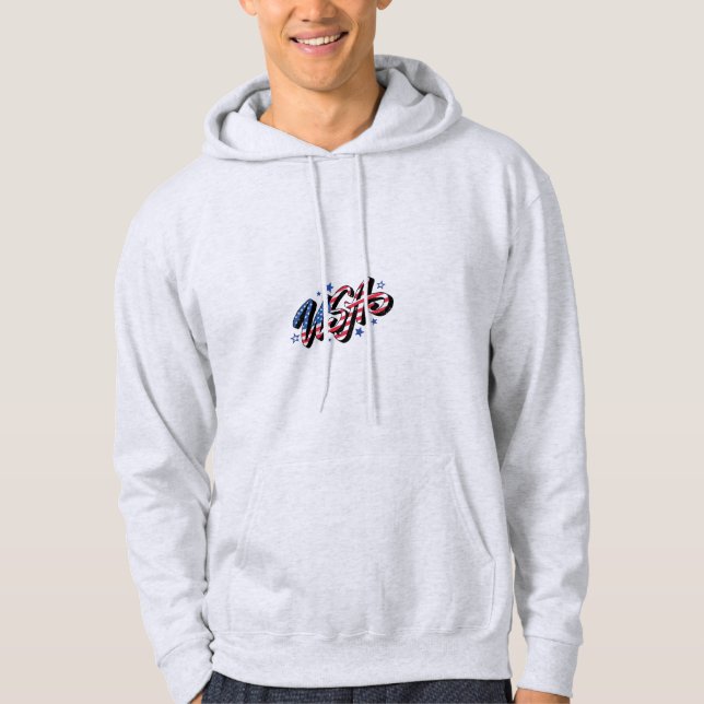 T-shirt-design usa hoodie (Framsida)