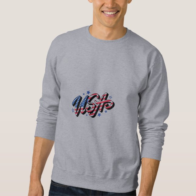 T-shirt-design usa lång ärmad tröja (Framsida)