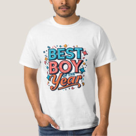 T-shirt designad för årets bästa pojke