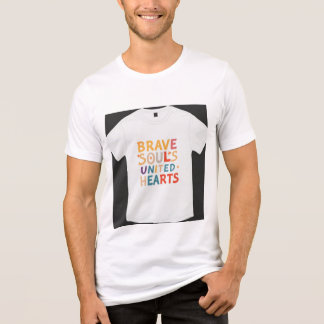 T-shirt-designen har frasen "Modig sjö" T Shirt