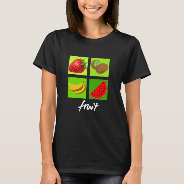 T-shirt di frutta Camicia botanica Abbigliamento  (Framsida)