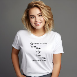 T-shirt din design eller fotoöverföring