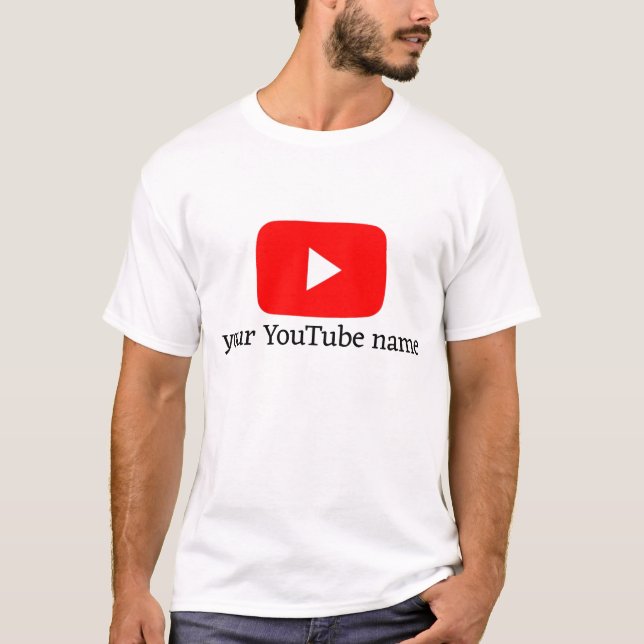 T-Shirt din YouTube (Framsida)