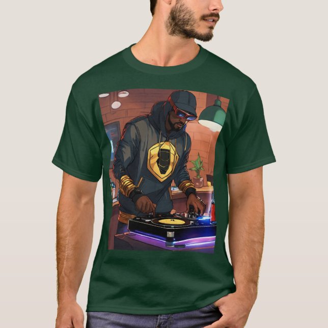 T-Shirt "DJ Life: Beat by Beat" (Framsida)