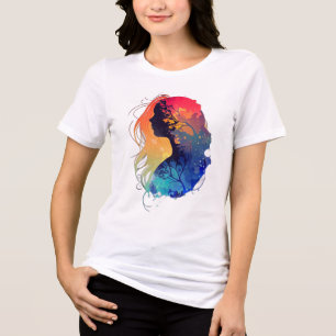 T-Shirt Djärv Grafisk T-Shirt för Vardaglig Stil