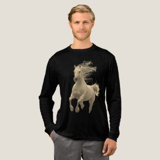 t-shirt-djur av manar illustration av hästar engl t shirt