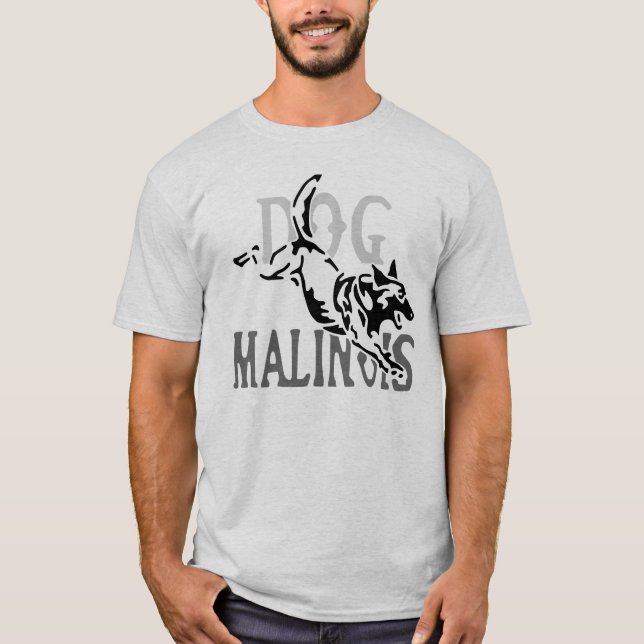 t-shirt dog malinois cheval (Framsida)