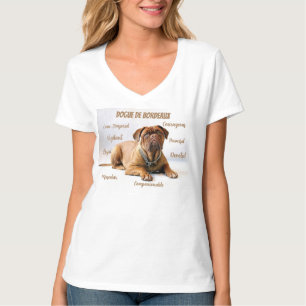 T-Shirt Dogue de Bordeaux Personlighet