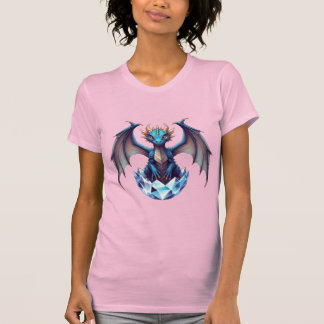 T-Shirt Drakunge framträder ur kristallägg