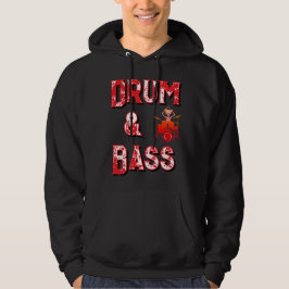 T-Shirt Drum och baser Hoodie
