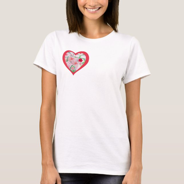 T-Shirt Dubbla Heart (Framsida)