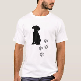 T-Shirt Empreintes de Pattes & Chien Mignon – Dog