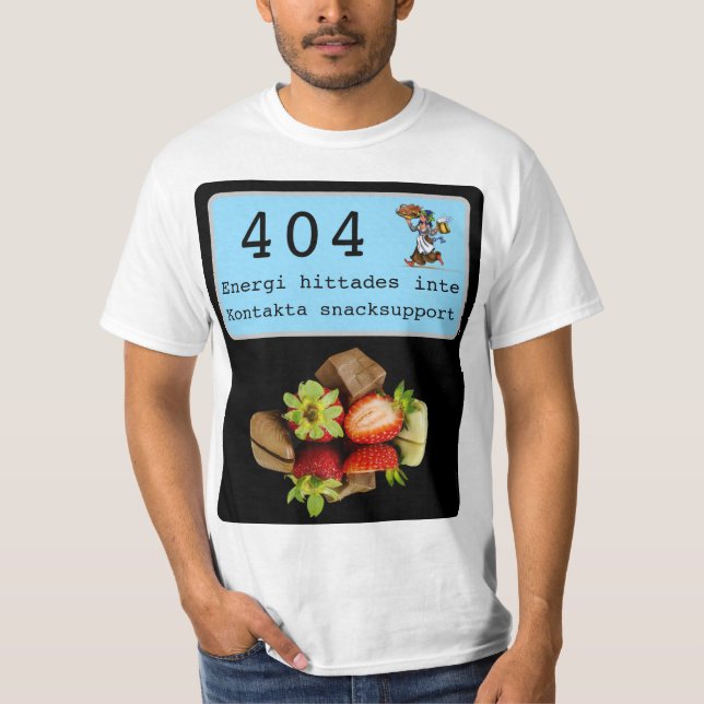 T-shirt — Energi 404 (Framsida)