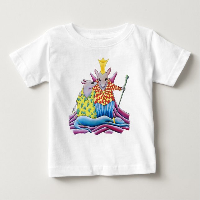t shirt enfant le roi et la reine (Framsida)