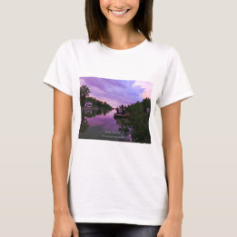 T-Shirt - Erie Canal vid Sunset