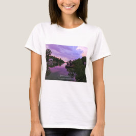 T-Shirt - Erie Canal vid Sunset
